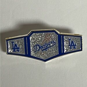 LA Dodgers Championship Belt Glitter Hat Pin Pins Bag Baseball Fitted Hats Blue